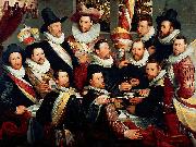 cornelis cornelisz De maaltijd van de officieren van de Oude Schutsdoelen china oil painting reproduction